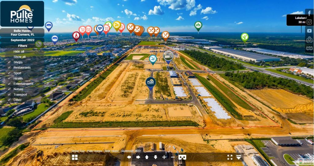 Pulte Homes Orlando PanoMaps.us