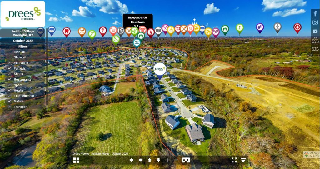 Drees Custom Homes PanoMaps.us
