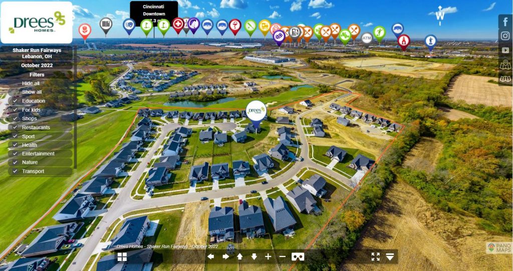 Drees Custom Homes PanoMaps.us