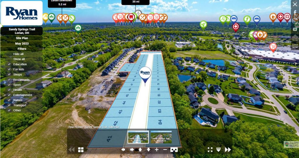 Ryan Homes PanoMaps.us